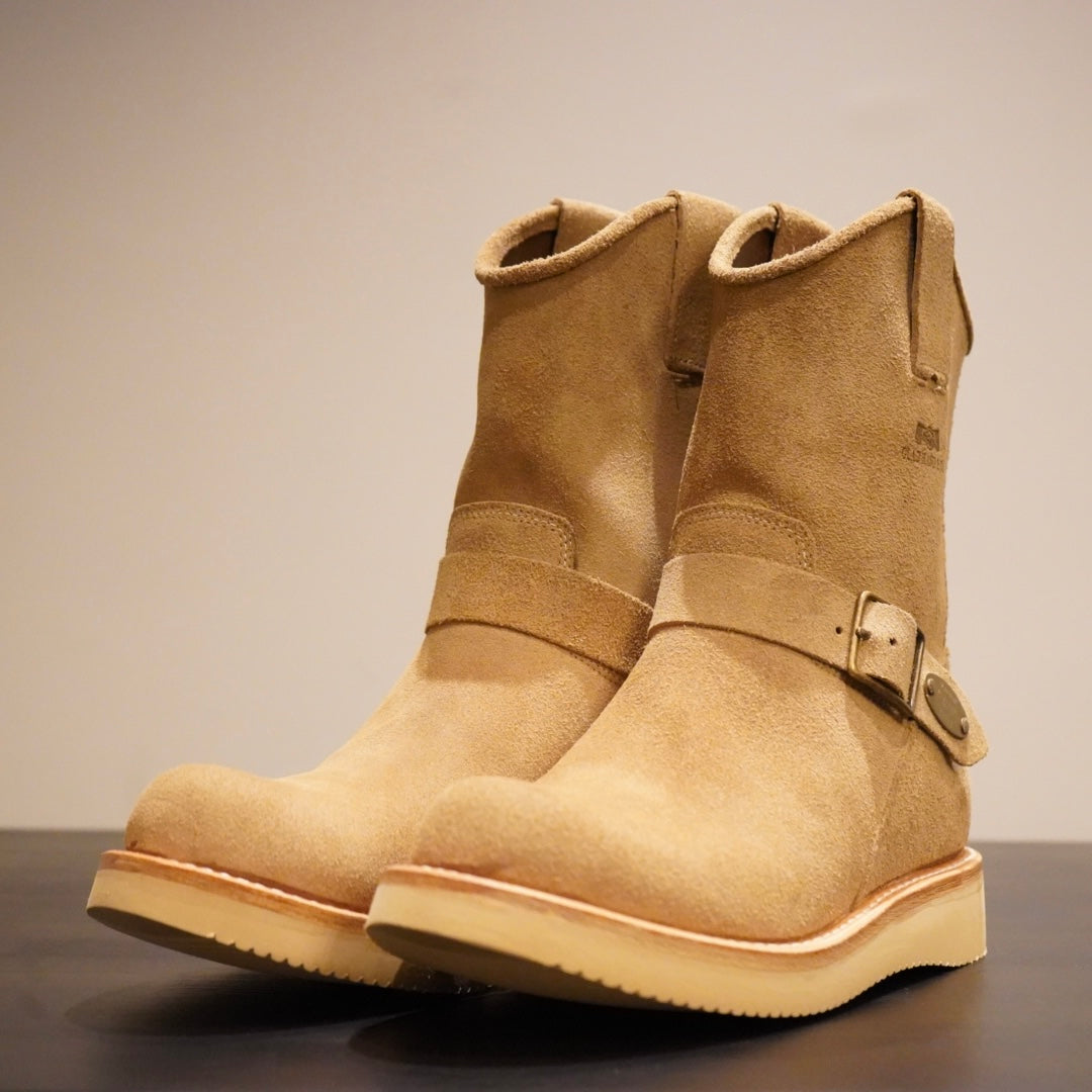 SHORT ENGINEER BOOT "SUEDE" BEIGE