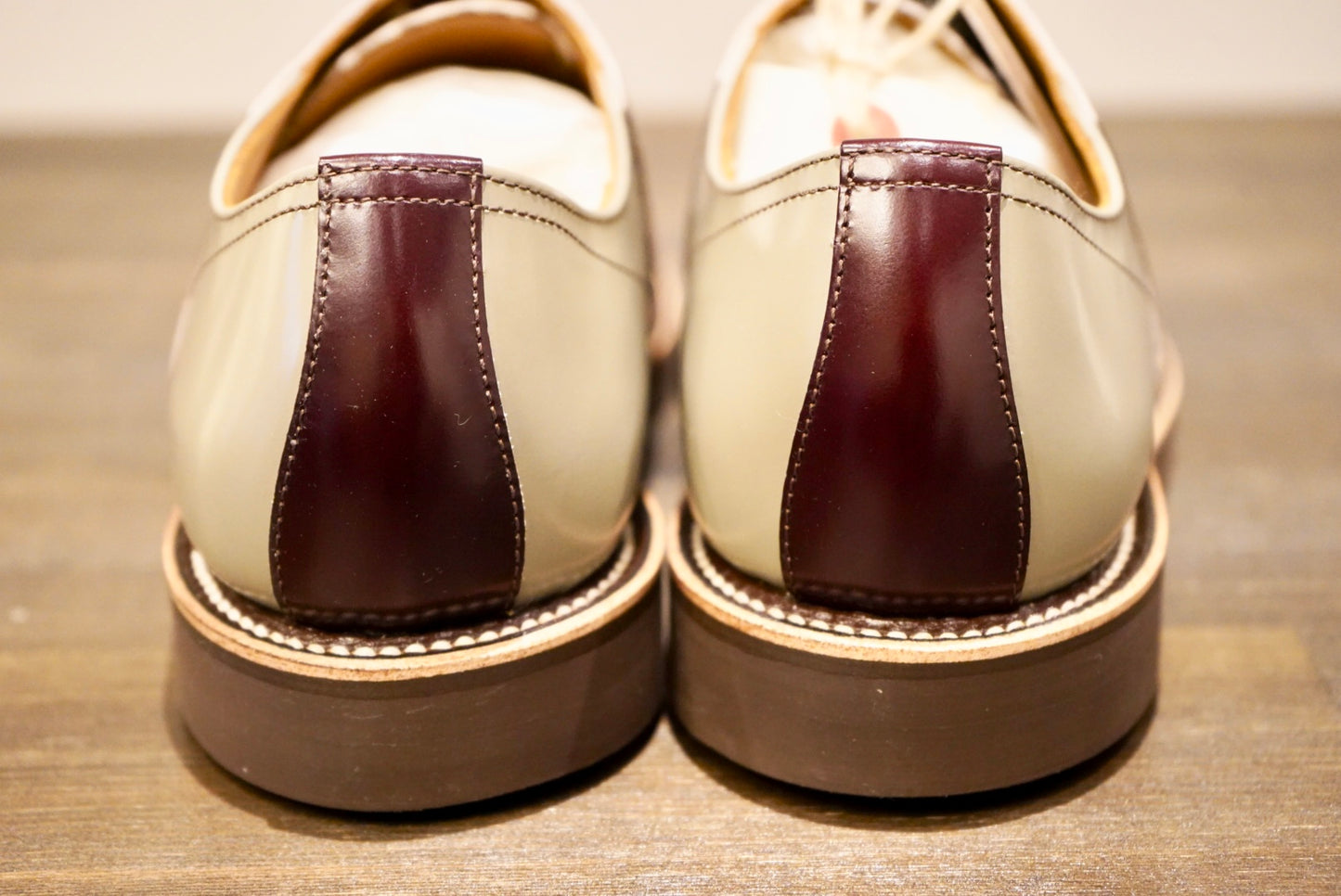 SADDLE SHOES GRAY×BROWN
