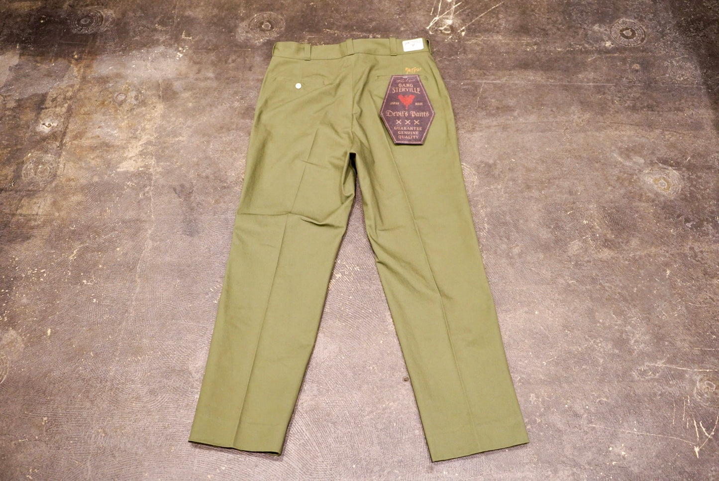 DEVIL'S - PANTS GREEN