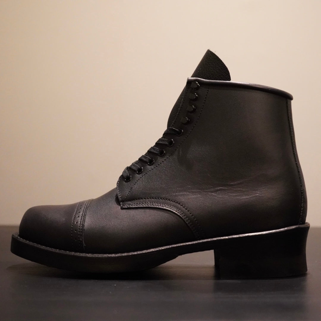 STRAIGHT TIP SHOES BLACK