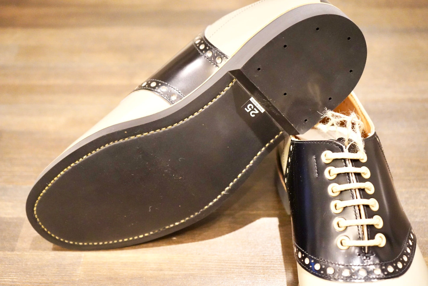 SADDLE SHOES GRAY×BLACK