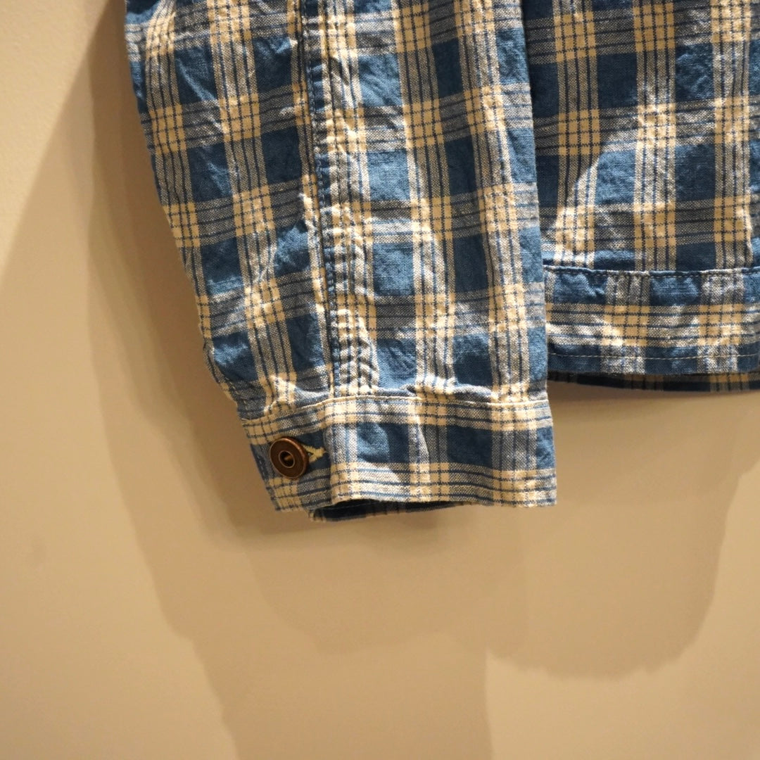 KING GLAD - ONE POCKET JACKET CHECK / BYGH5101