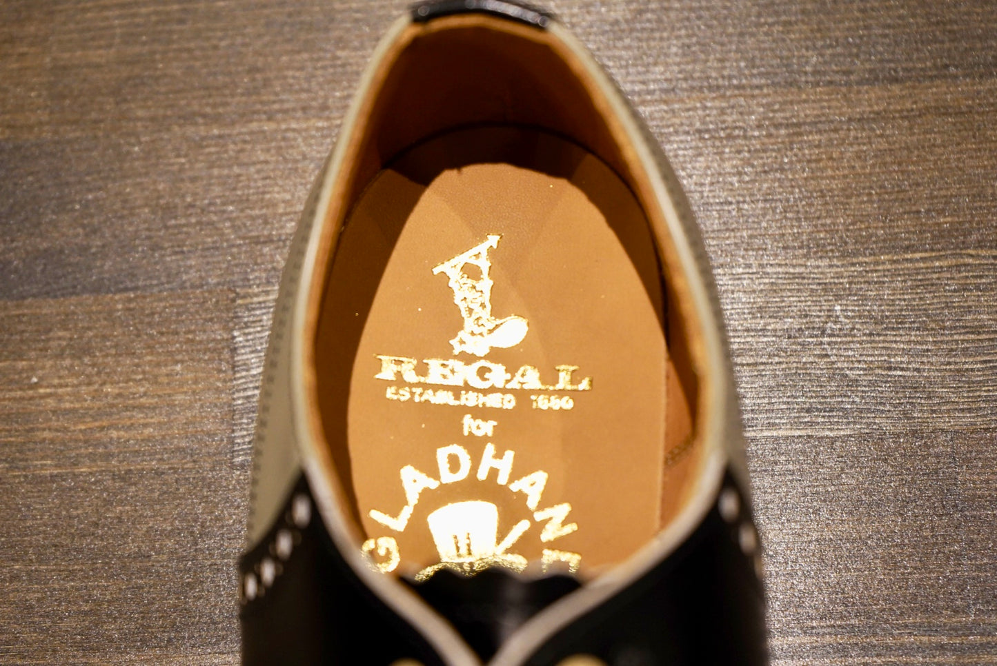 SADDLE SHOES GRAY×BLACK