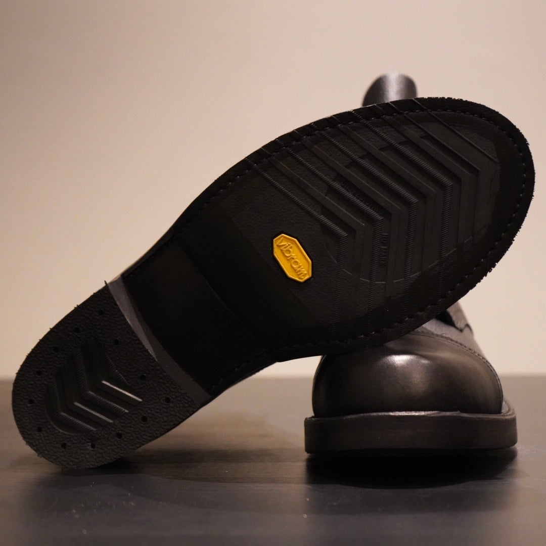 STRAIGHT TIP SHOES BLACK
