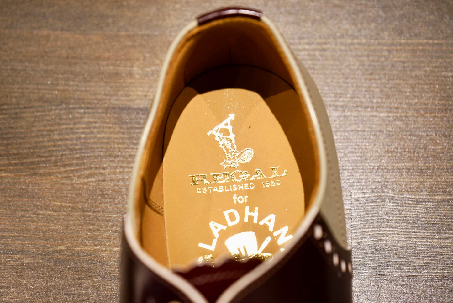 SADDLE SHOES GRAY×BROWN