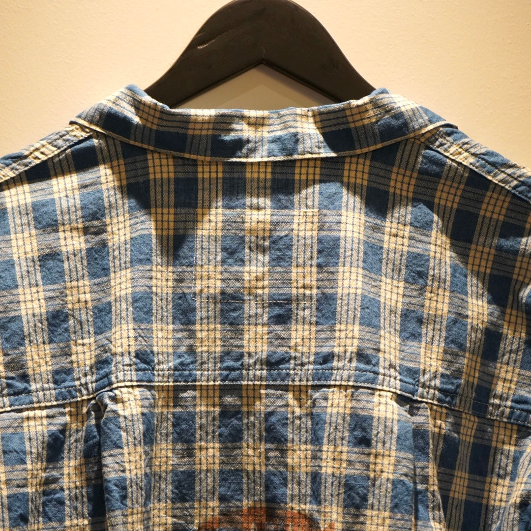 KING GLAD - ONE POCKET JACKET CHECK / BYGH5101