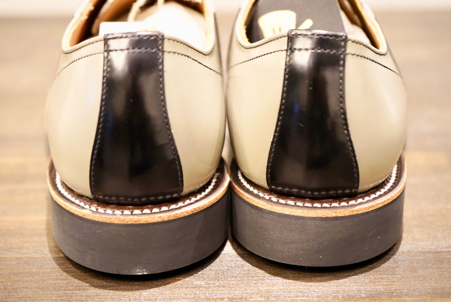 SADDLE SHOES GRAY×BLACK