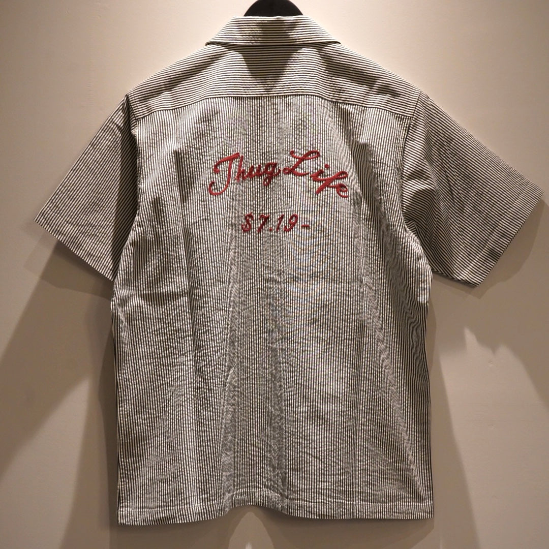 CIRCLE SIG - S/S WORK SHIRTS NAVY / GSV5115