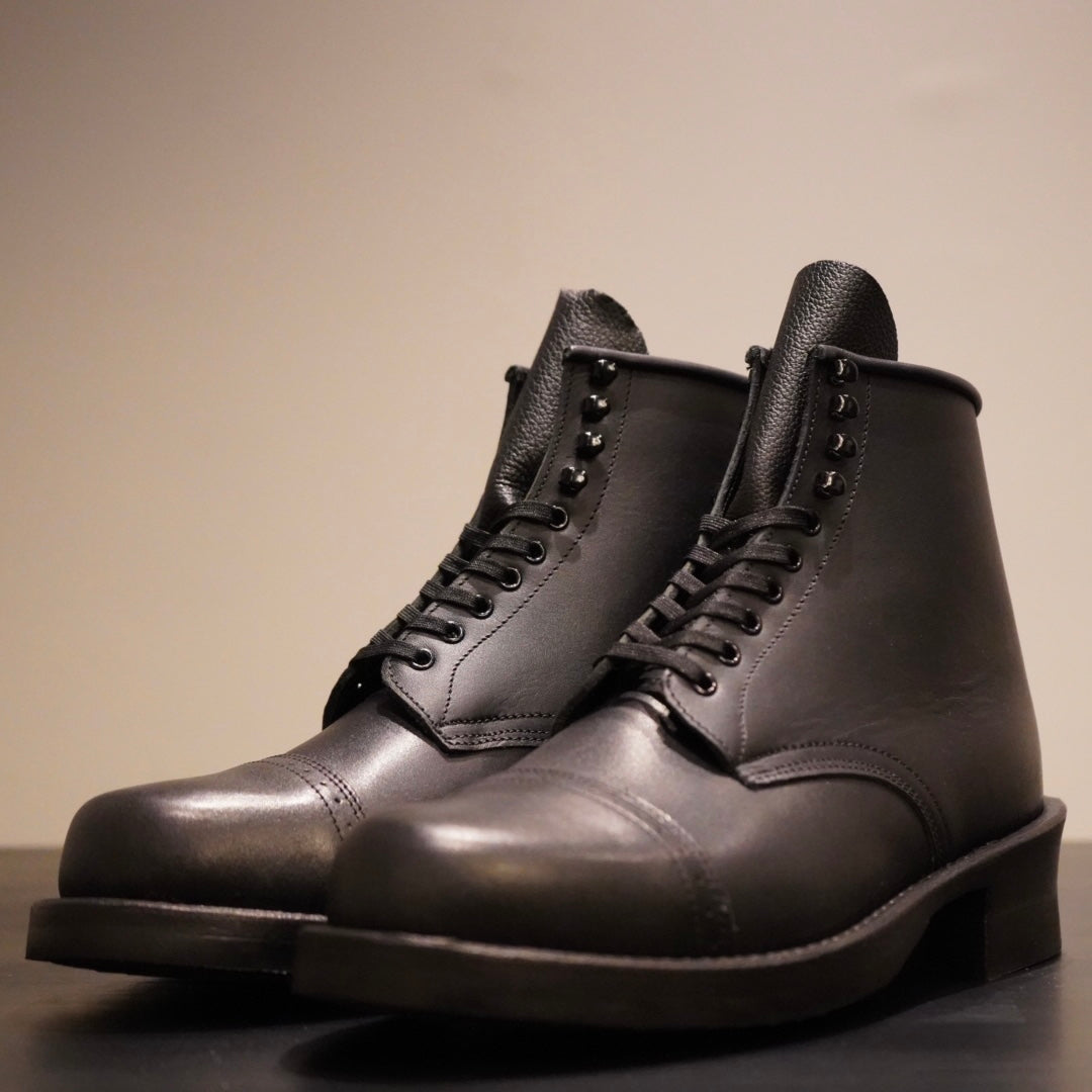 STRAIGHT TIP SHOES BLACK