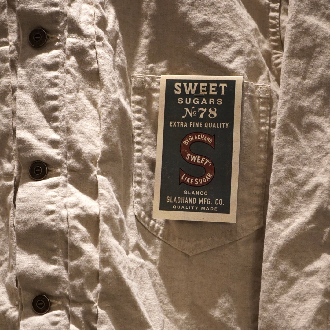 KING GLAD - ONE POCKET JACKET IVORY / BYGH5101