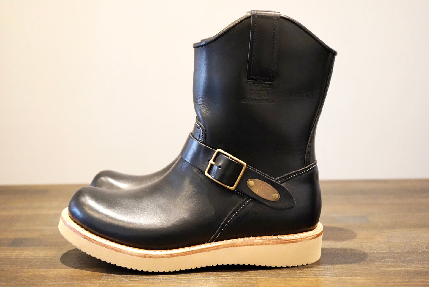 SHORT ENGINEER BOOT BLACK