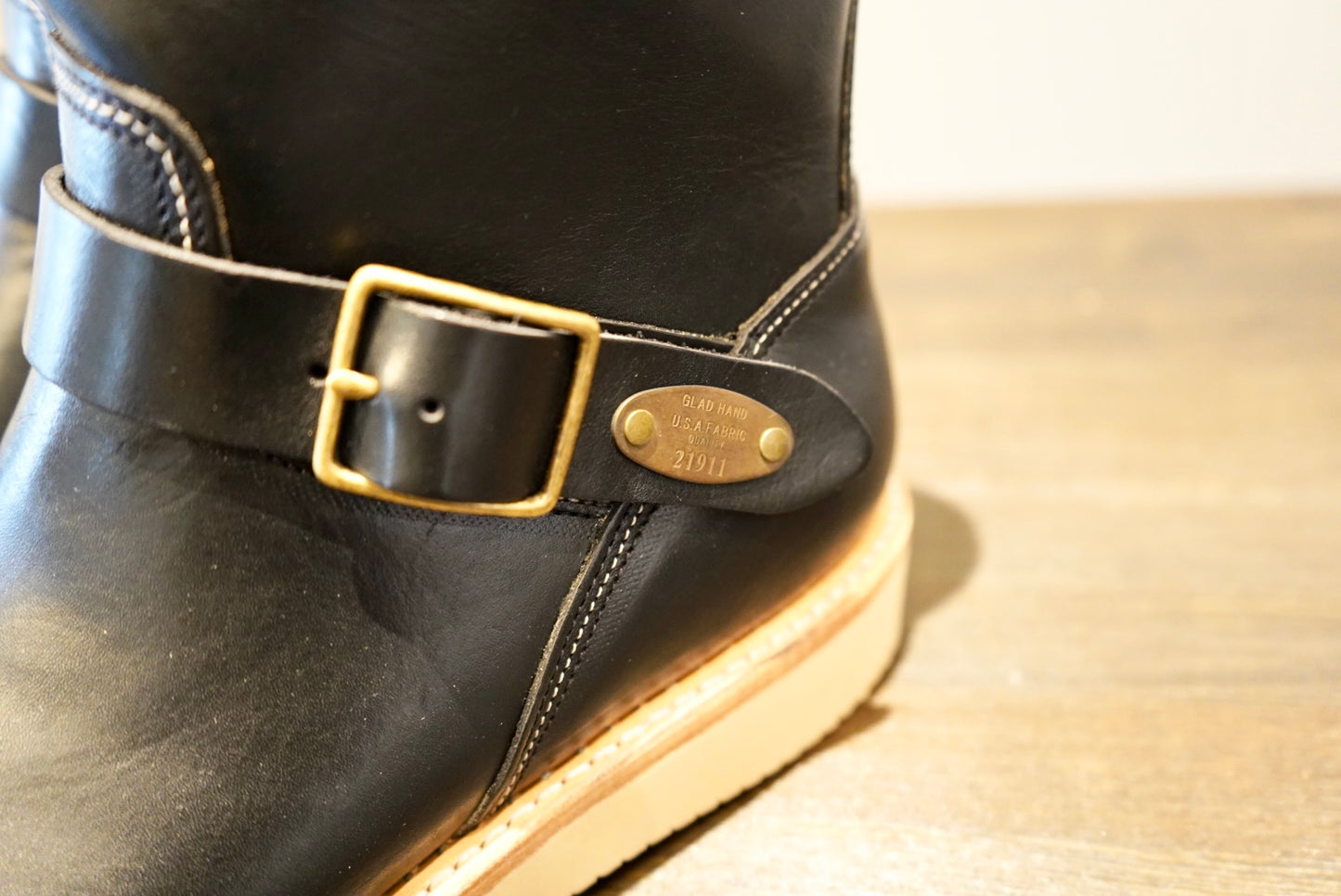 SHORT ENGINEER BOOT BLACK