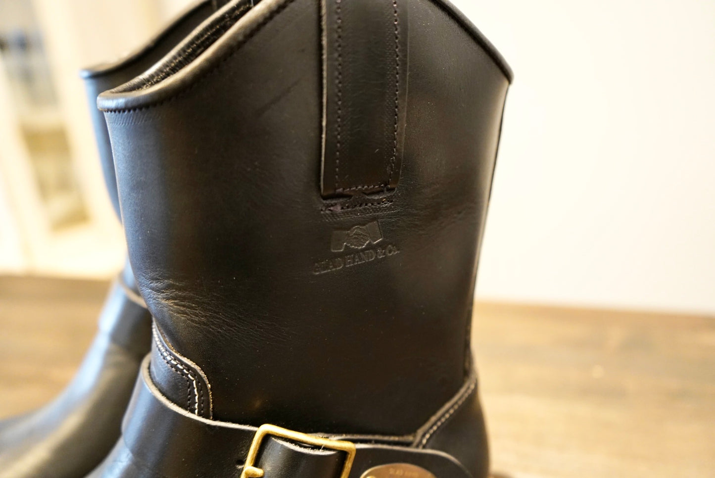 SHORT ENGINEER BOOT BLACK