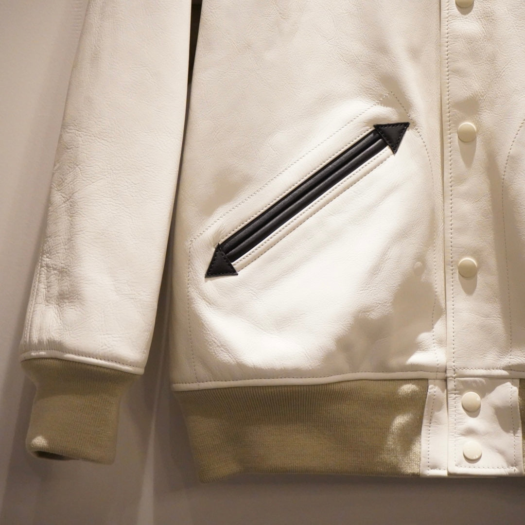LOCOS - LEATHER JACKET IVORY / GSV5301