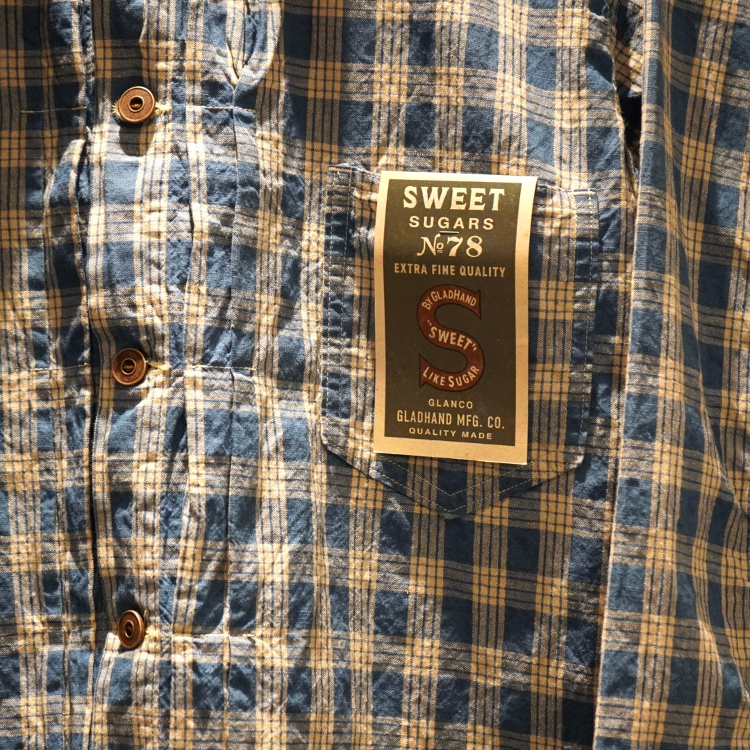 KING GLAD - ONE POCKET JACKET CHECK / BYGH5101