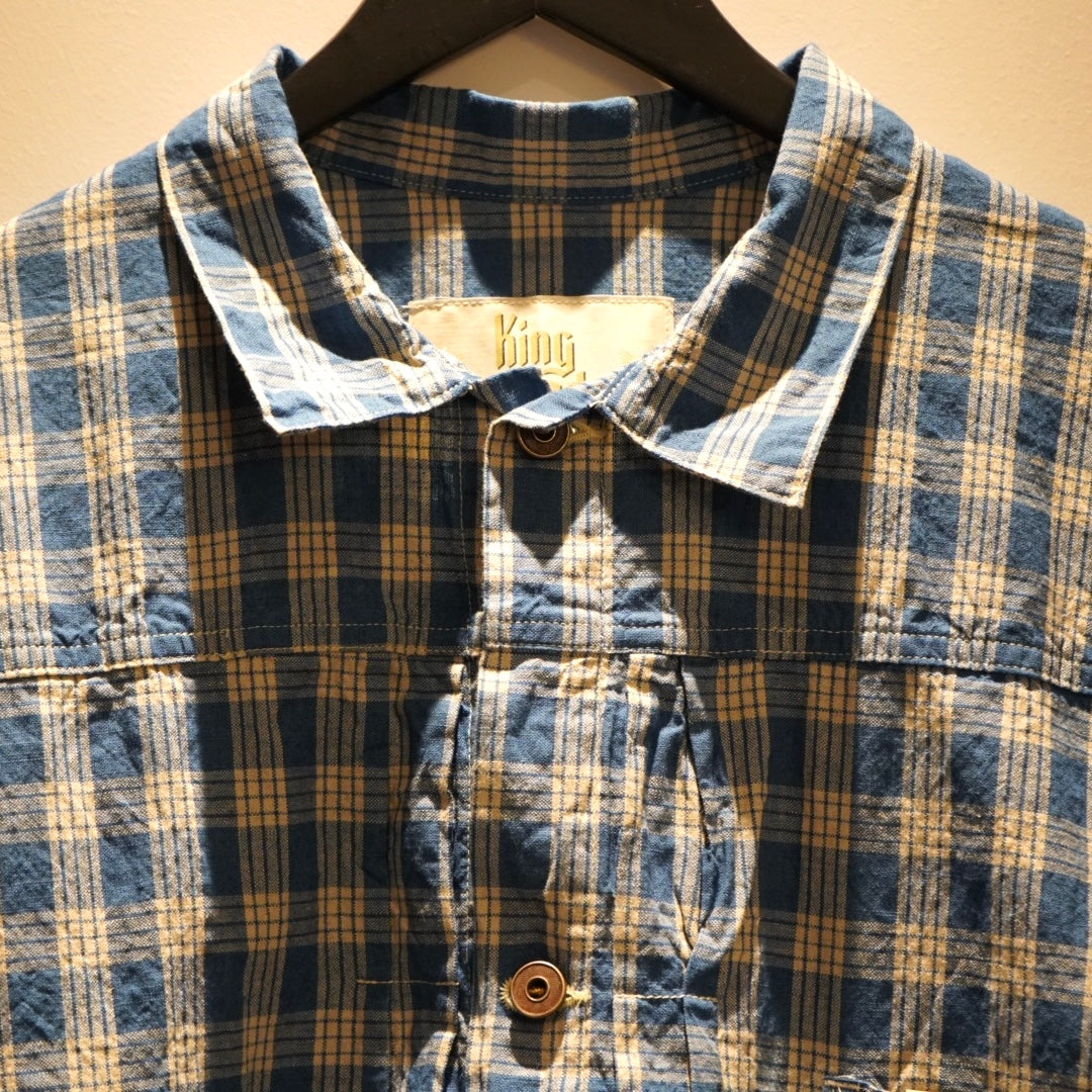 KING GLAD - ONE POCKET JACKET CHECK / BYGH5101