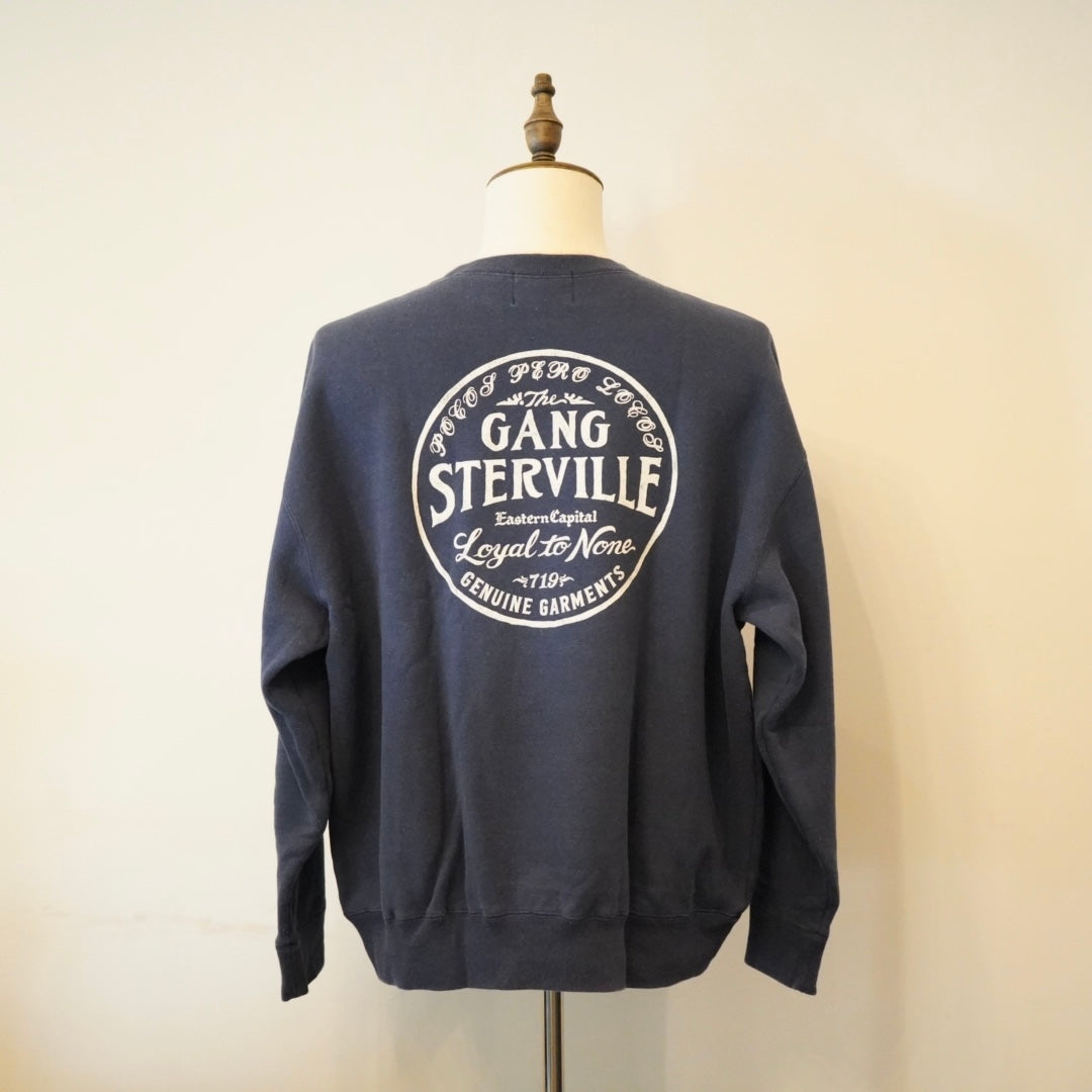 CIRCLE SIG - CREW NECK SWEAT NAVY / GSV-24-AW-11