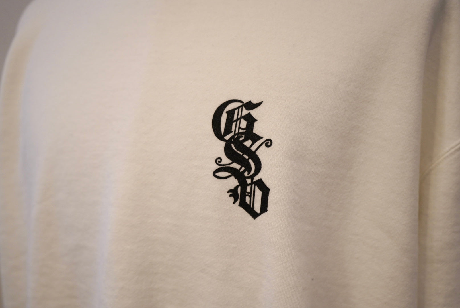 CIRCLE SIG - CREW NECK SWEAT WHITE