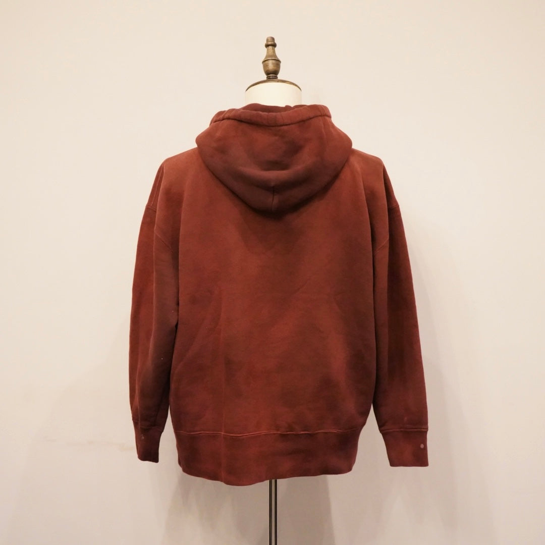 McALPIN - AFTER HOODIE BURGUNDY / BYGH-24-AW-12