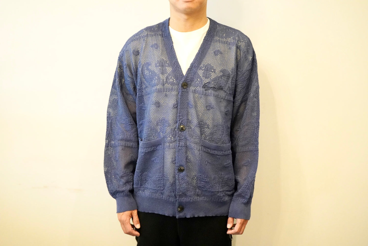 PAISLEY - JQ KNIT CARDIGAN NAVY