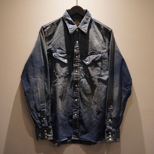 GOODHORN - WESTERN SHIRT INDIGO / BYGH5306VF