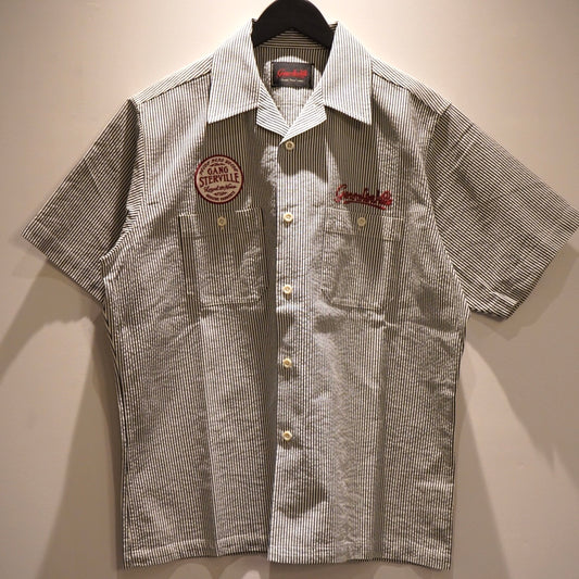 CIRCLE SIG - S/S WORK SHIRTS NAVY / GSV5115