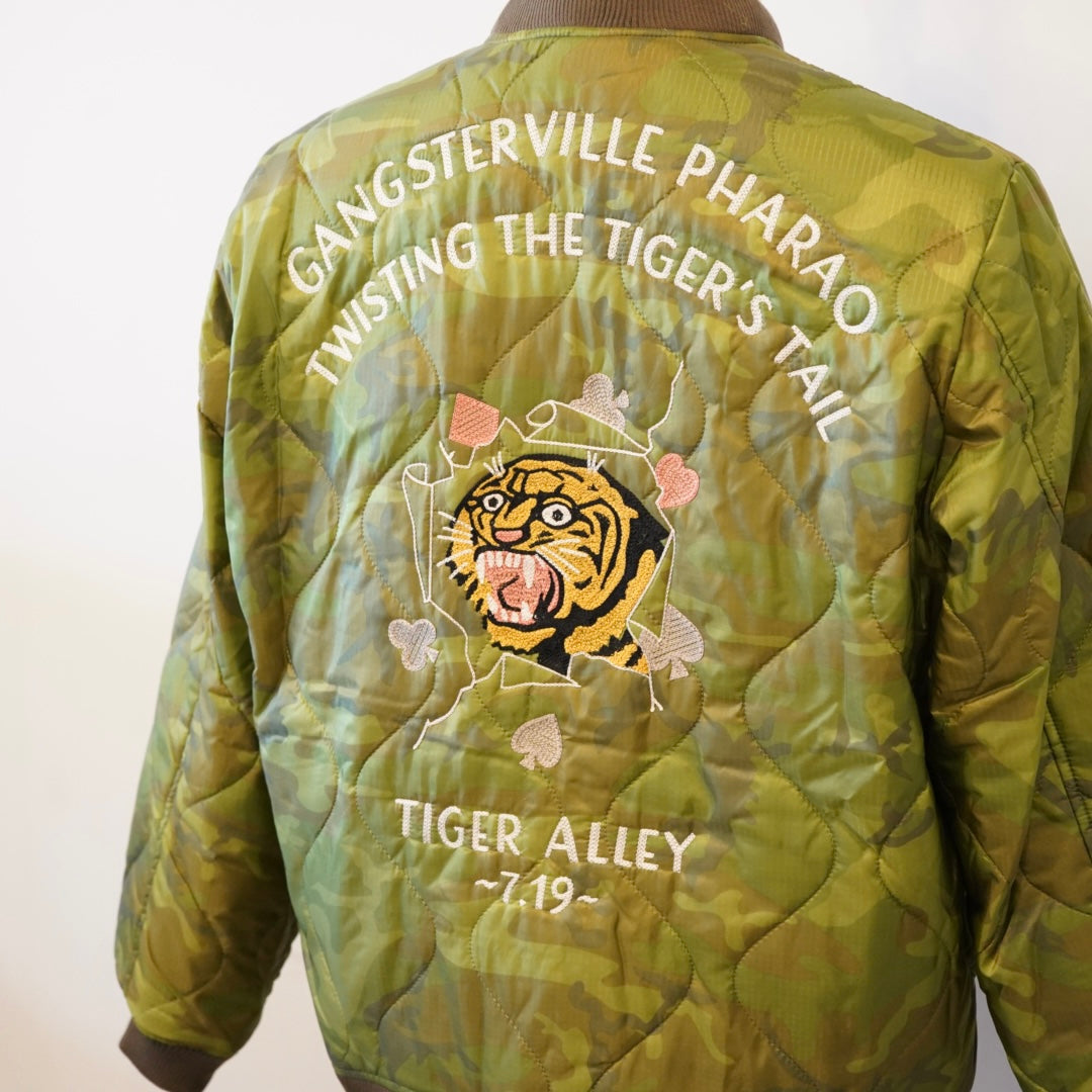 TIGER ALLEY - QUILTING JACKET CAMO / GSV-24-AW-03