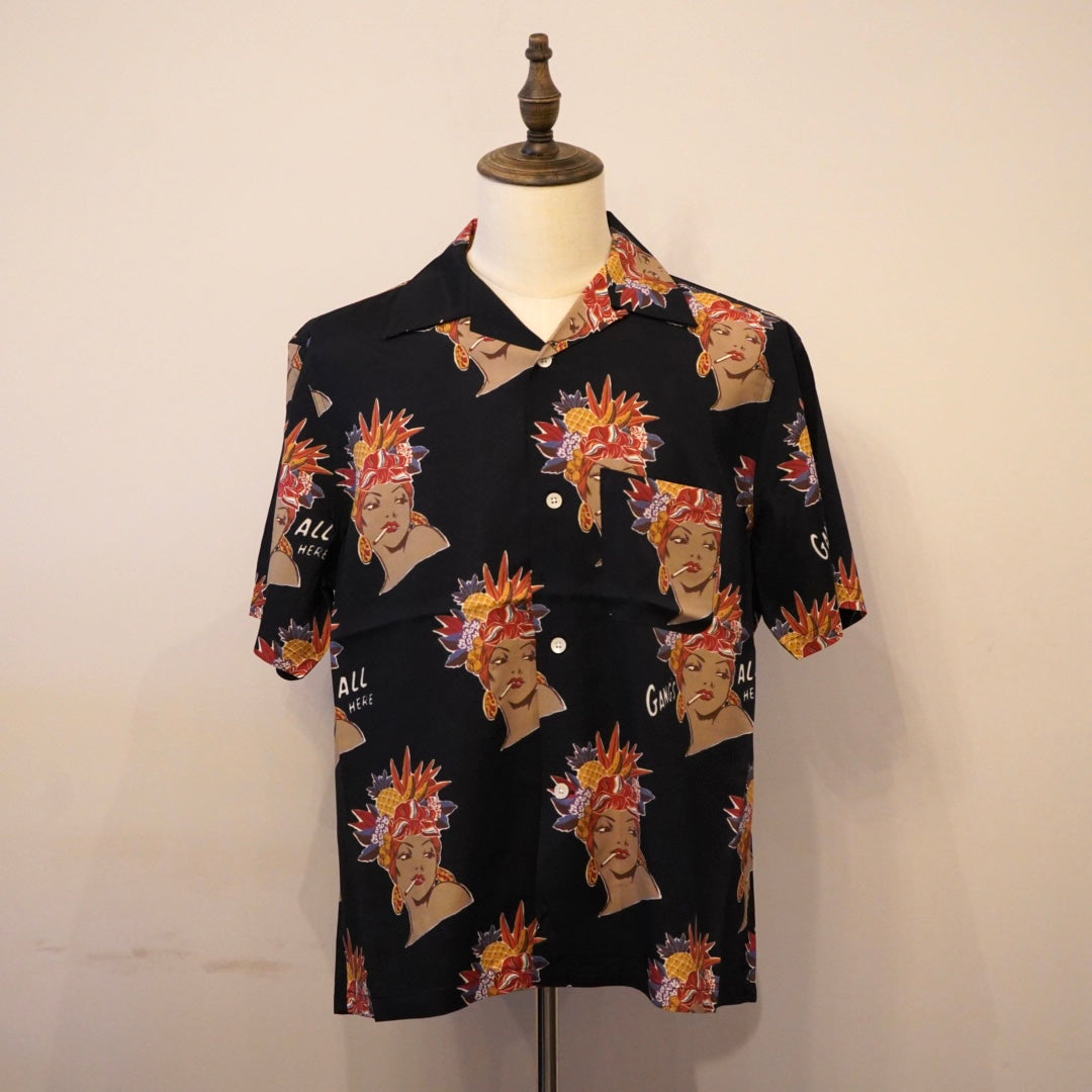 CARMEN - S/S SHIRTS BLACK