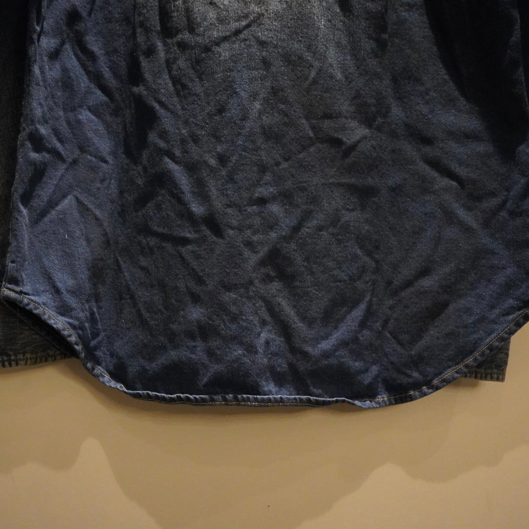 GOODHORN - WESTERN SHIRT INDIGO / BYGH5306VF