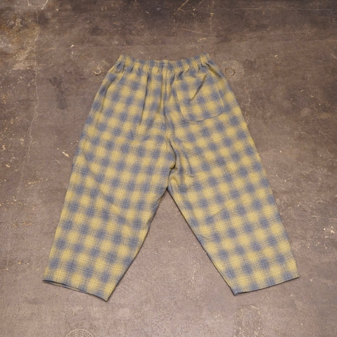 LOCOS - CHECK EASY PANTS YELLOW / GSV-24-MS-01