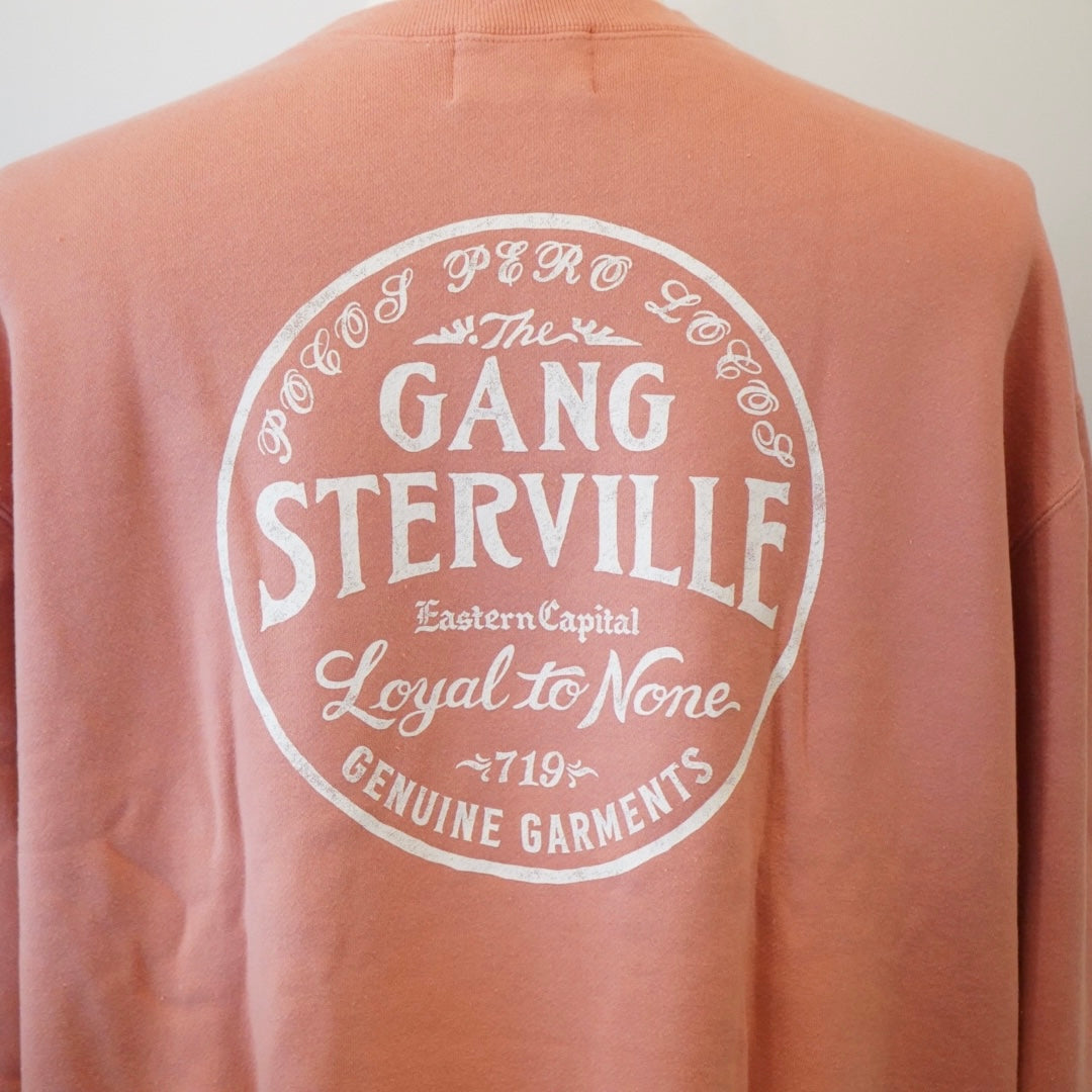 CIRCLE SIG - CREW NECK SWEAT PINK / GSV-24-AW-11