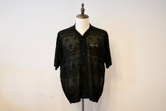 PAISLEY - JQ KNIT SHIRTS BLACK