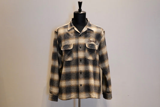 LOCOS -L/S CHECK SHIRTS BROWN