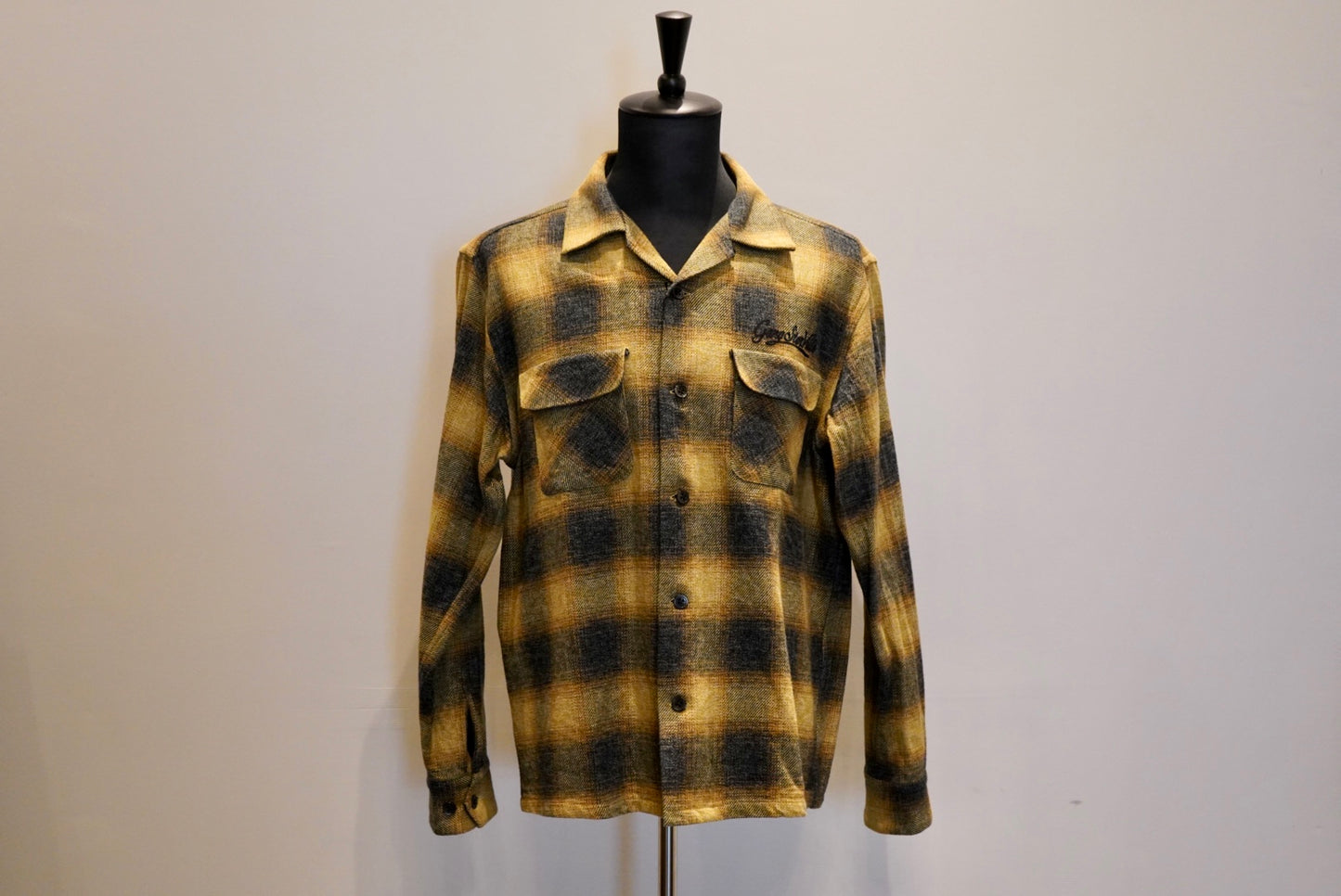 LOCOS -L/S CHECK SHIRTS YELLOW