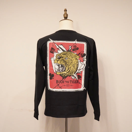 TIGER ALLEY - L/S T-SHIRTS BLACK / GSV-24-AW-14