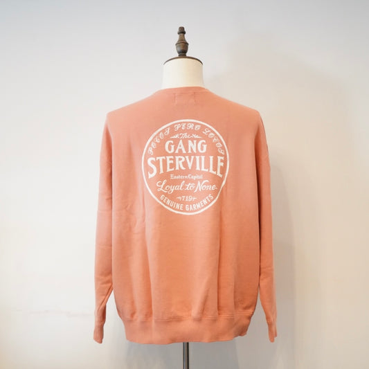 CIRCLE SIG - CREW NECK SWEAT PINK / GSV-24-AW-11