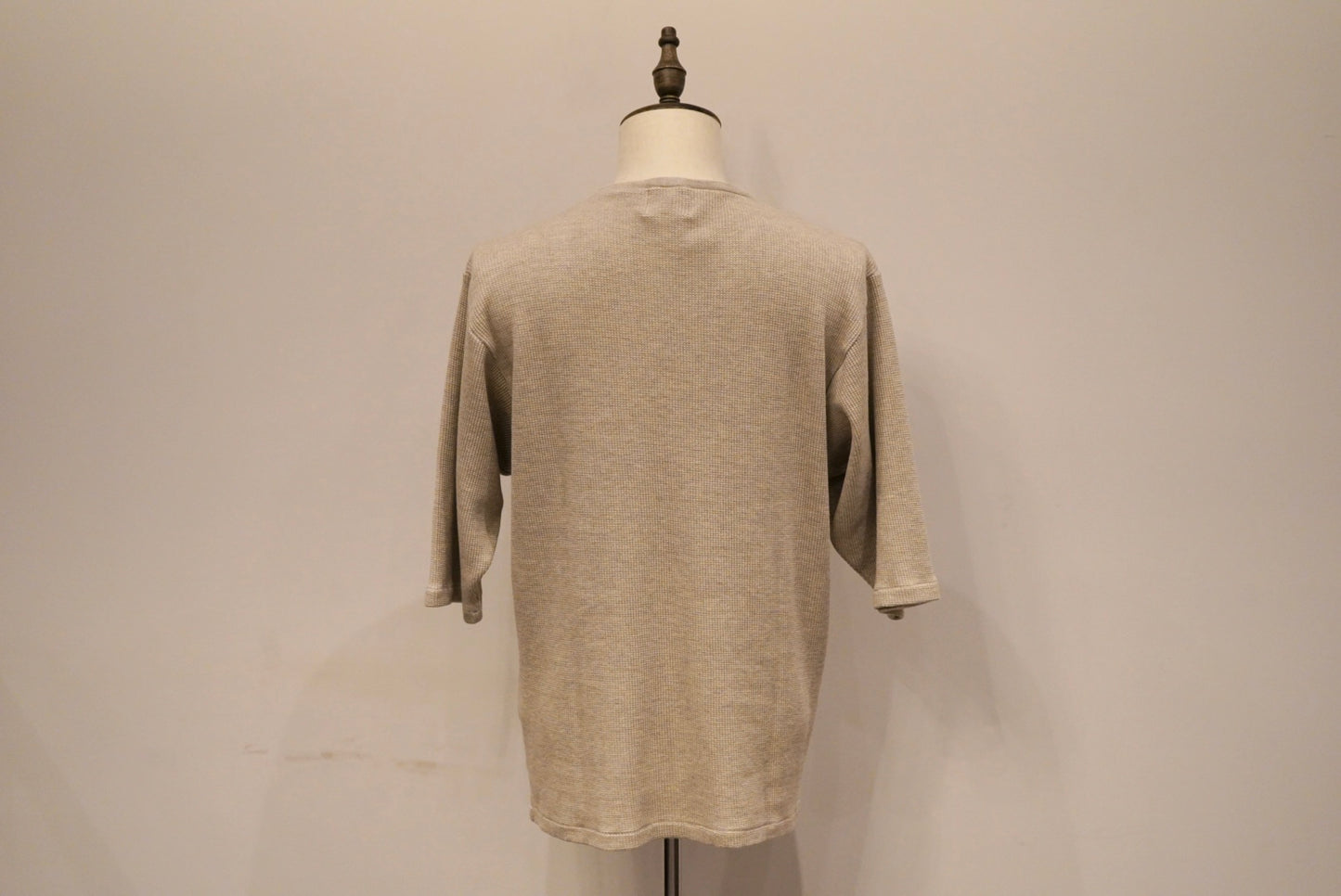 SEGAR - WAFFLE H/S T-SHIRTS BEIGE