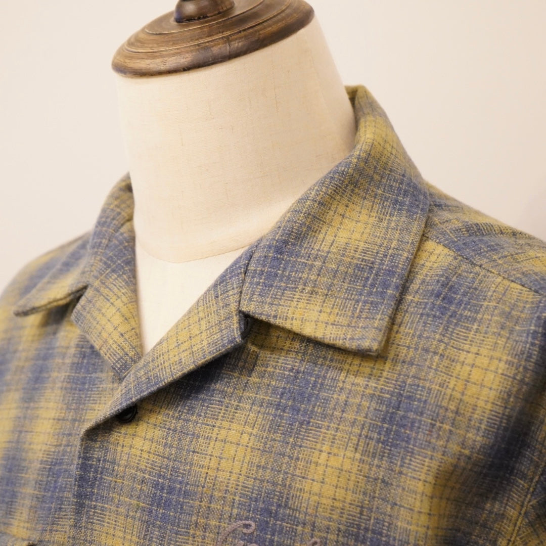 LOCOS - L/S CHECK SHIRTS YELLOW / GSV-24-AW-08