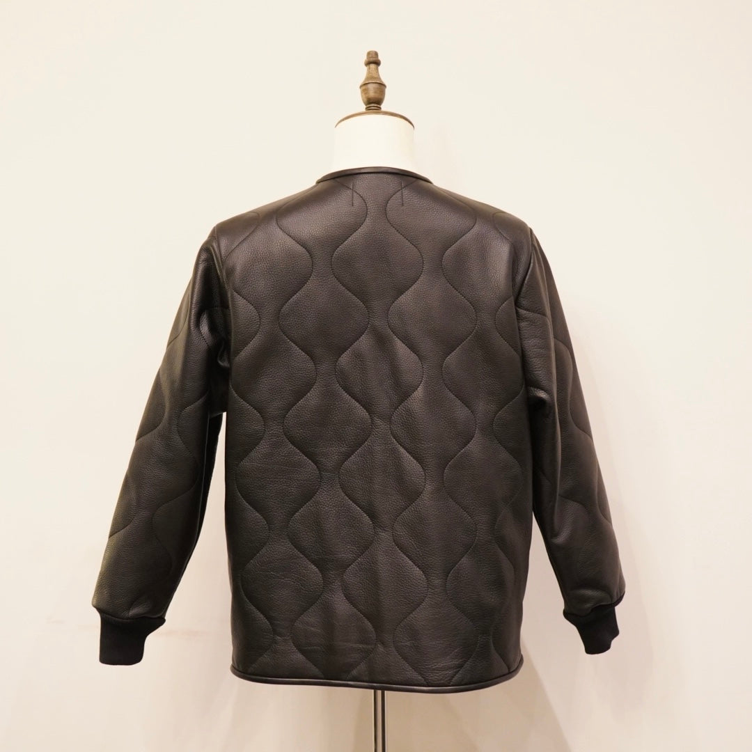 LOCOS - LEATHER QUILTING JACKET / GSV-24-AW-05