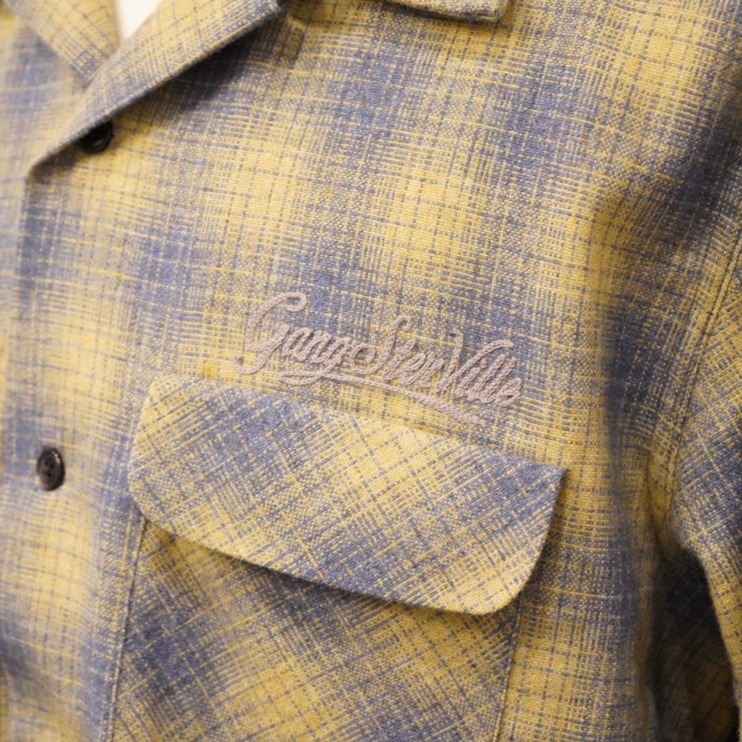 LOCOS - L/S CHECK SHIRTS YELLOW / GSV-24-AW-08