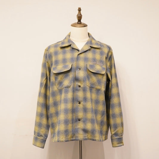 LOCOS - L/S CHECK SHIRTS YELLOW / GSV-24-AW-08