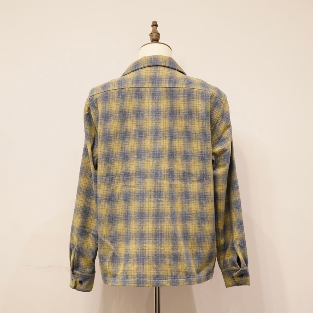 LOCOS - L/S CHECK SHIRTS YELLOW / GSV-24-AW-08