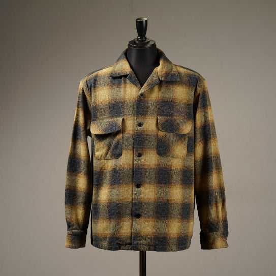 LOCOS -L/S CHECK SHIRTS YELLOW